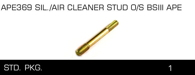 APE369 SIL AIR CLEANER STUD 0 S BSIII APE